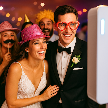 Fotomatón para bodas en Girona con fotos divertidas
